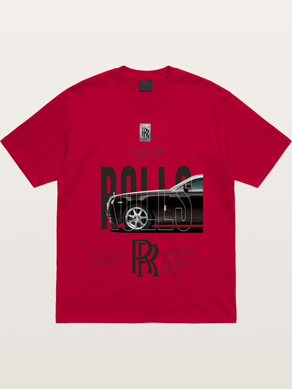 Rolls Royce Wraith Typography Gildan T-shirt