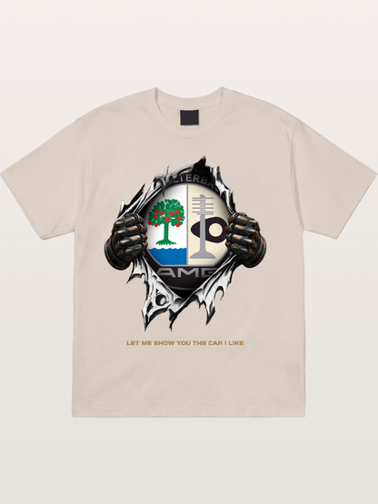 AMG Affalterbach Crest Tear Through Cotton T-shirt