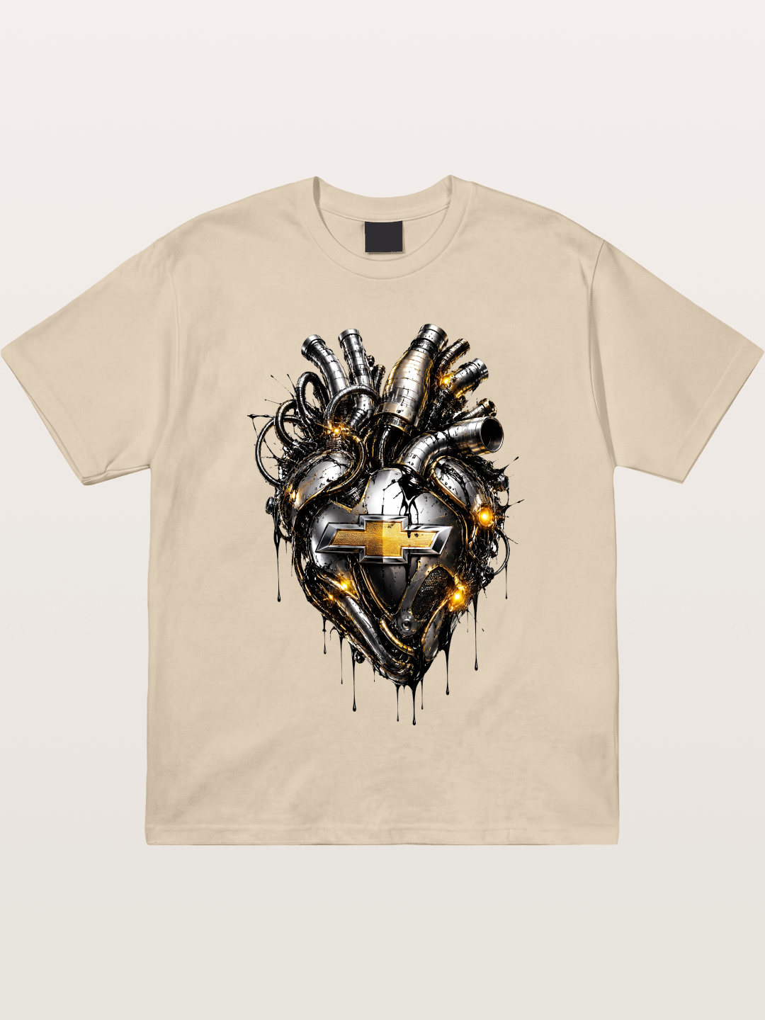 Chevrolet Engine Heart Graphic Gildan T-shirt