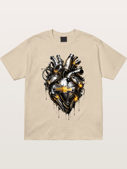 Chevrolet Engine Heart Graphic Gildan T-shirt