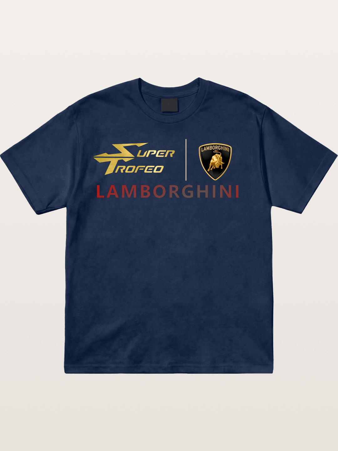 Lamborghini Super Trofeo Logo Cotton T-shirt