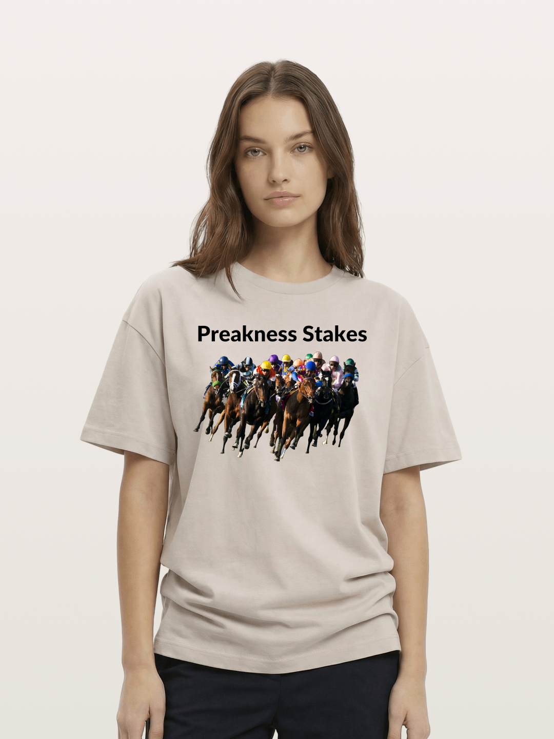 Preakness Stakes Starting Field Race Cotton T-shirt