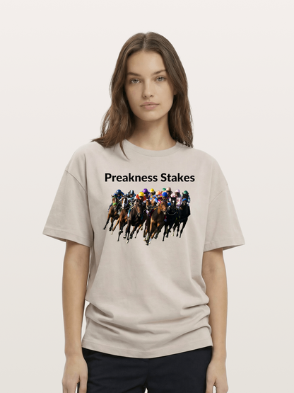 Preakness Stakes Starting Field Race Cotton T-shirt