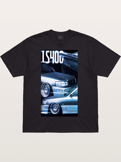 LS400 JDM Double Car Print Cotton T-shirt