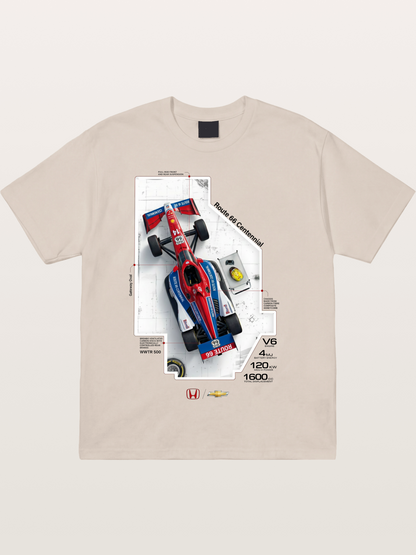 Blueprint Route66 IndyCar Card Cotton T-shirt
