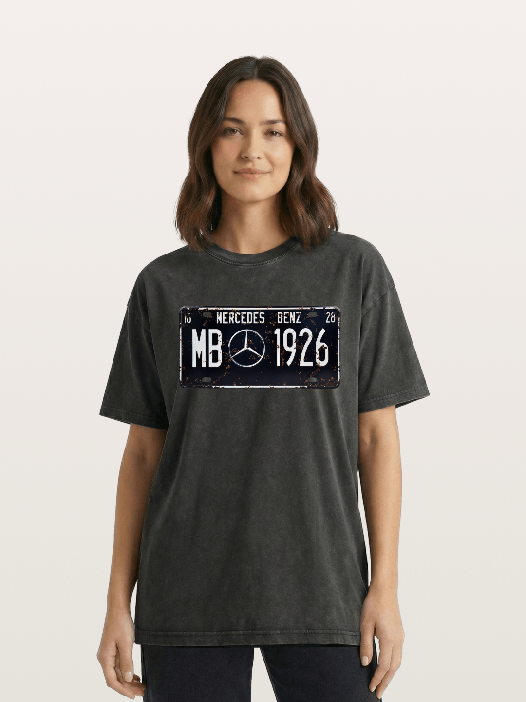 Commemorative license plate Washed T-shirt