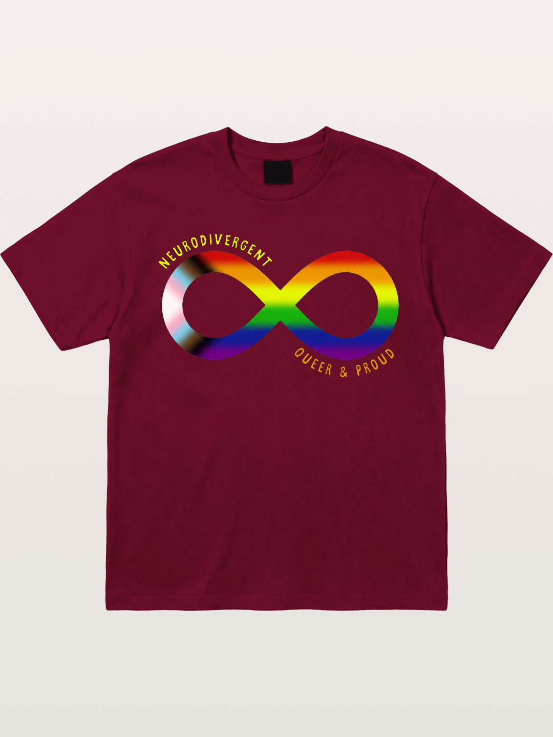 Neurodivergent Queer Infinity Symbol Gildan T-shirt