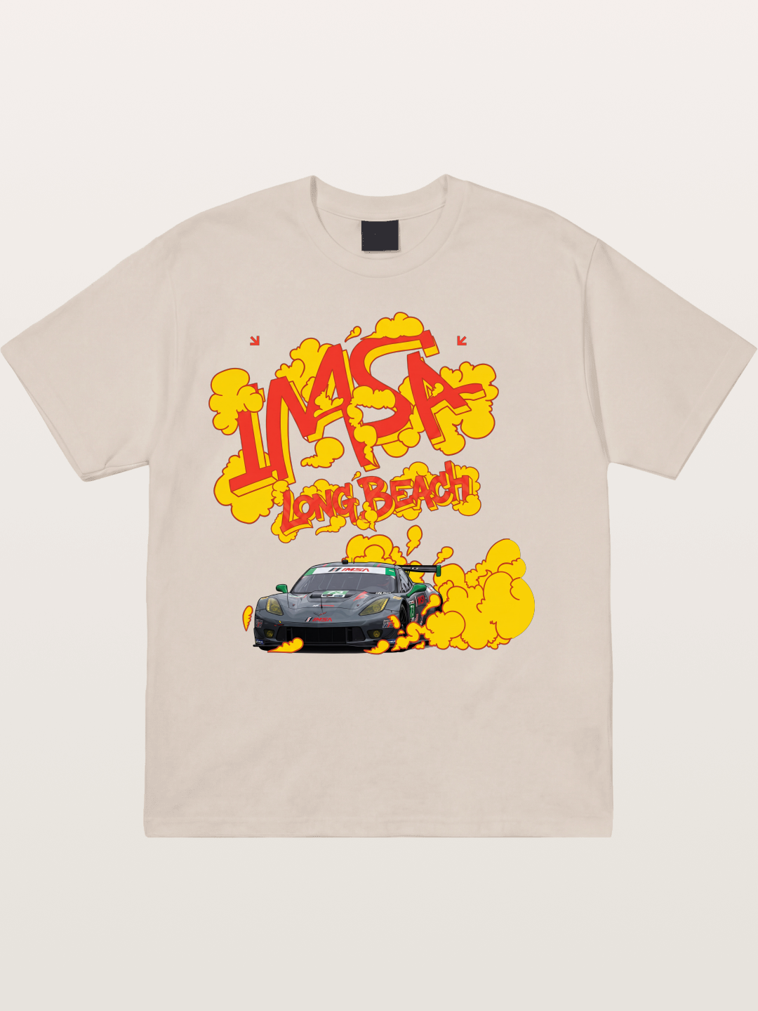 IMSA Long Beach Race Graphic Cotton T-shirt