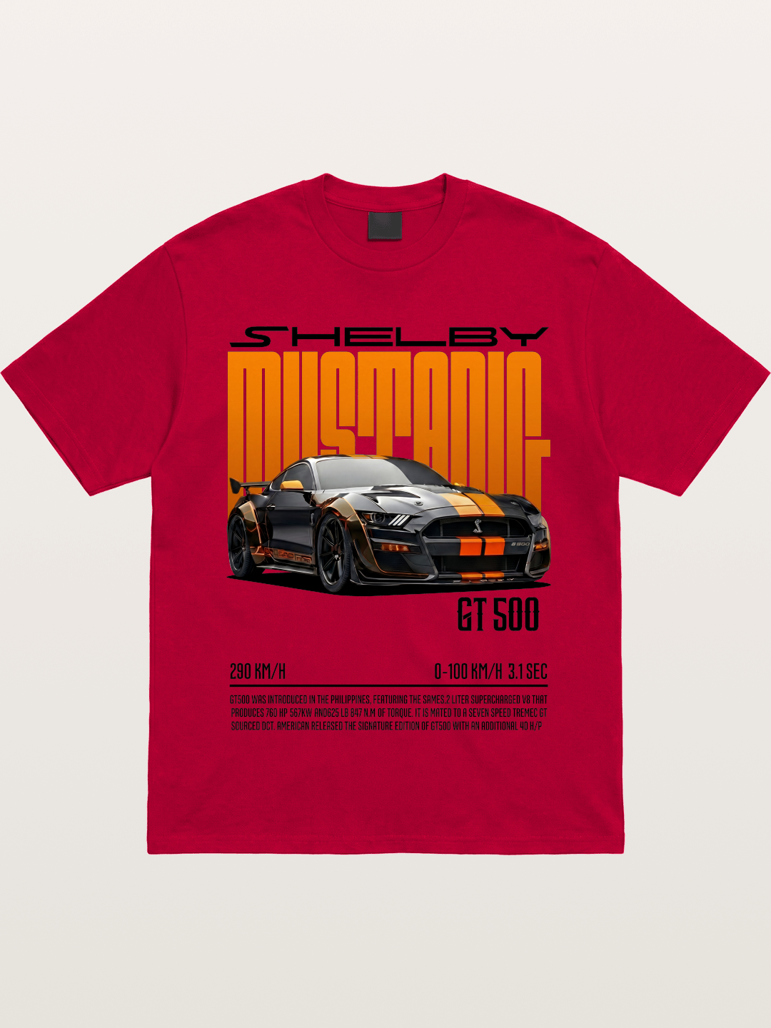 Shelby Mustang GT500 Art Gildan T-shirt