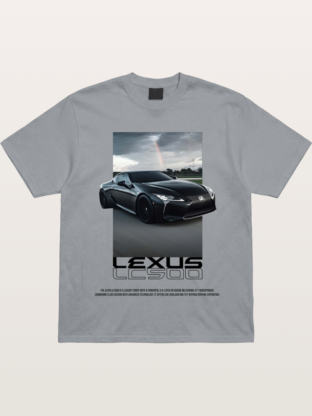 Lexus LC500 Sports Car Poster Gildan T-shirt
