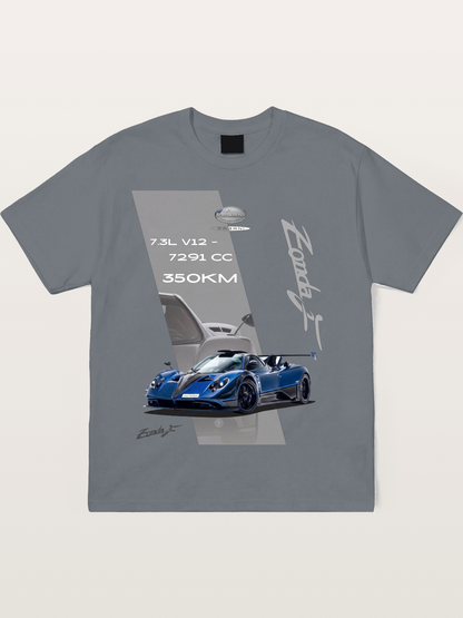 Pagani Zonda Technical Print Cotton T-shirt