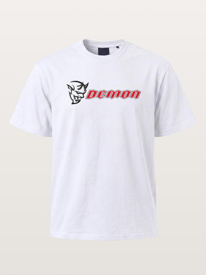Demon Devil Head Letter Card Gildan T-shirt
