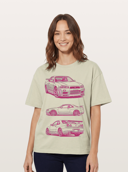 Skyline Sketch Cotton T-shirt