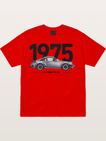 Porsche 911 Turbo 1975 Classic Cotton T-shirt