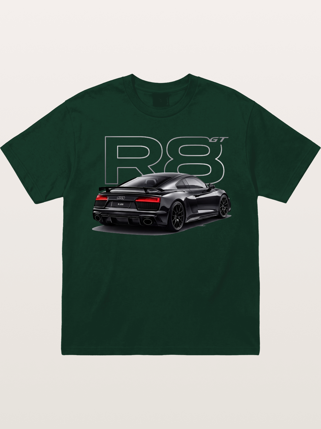 Audi R8 GT Black Rear End Gildan T-shirt