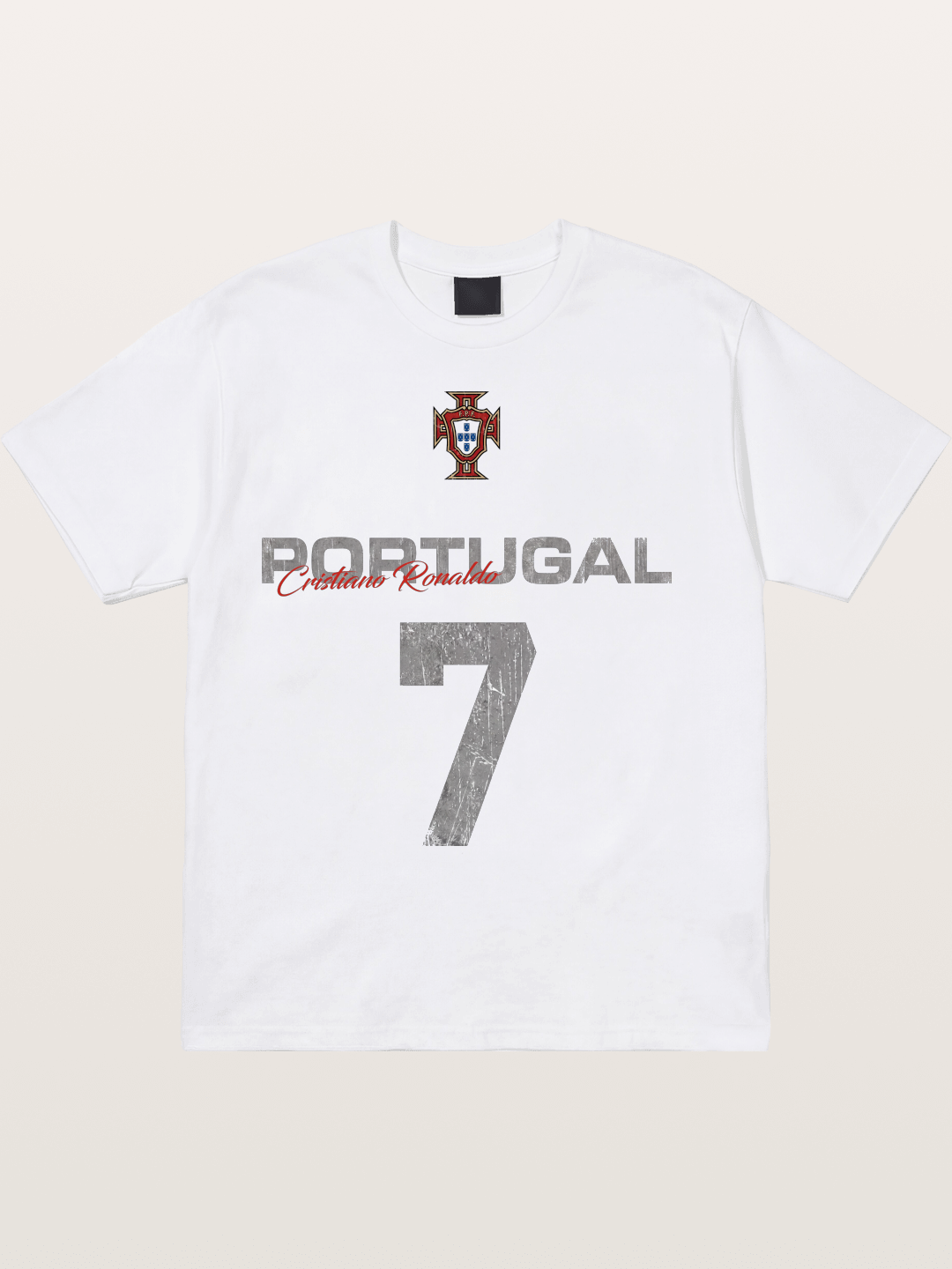 Portugal Ronaldo 7 Jersey Cotton T-shirt