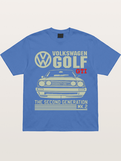 Volkswagen Golf MK2 Outline Gildan T-shirt