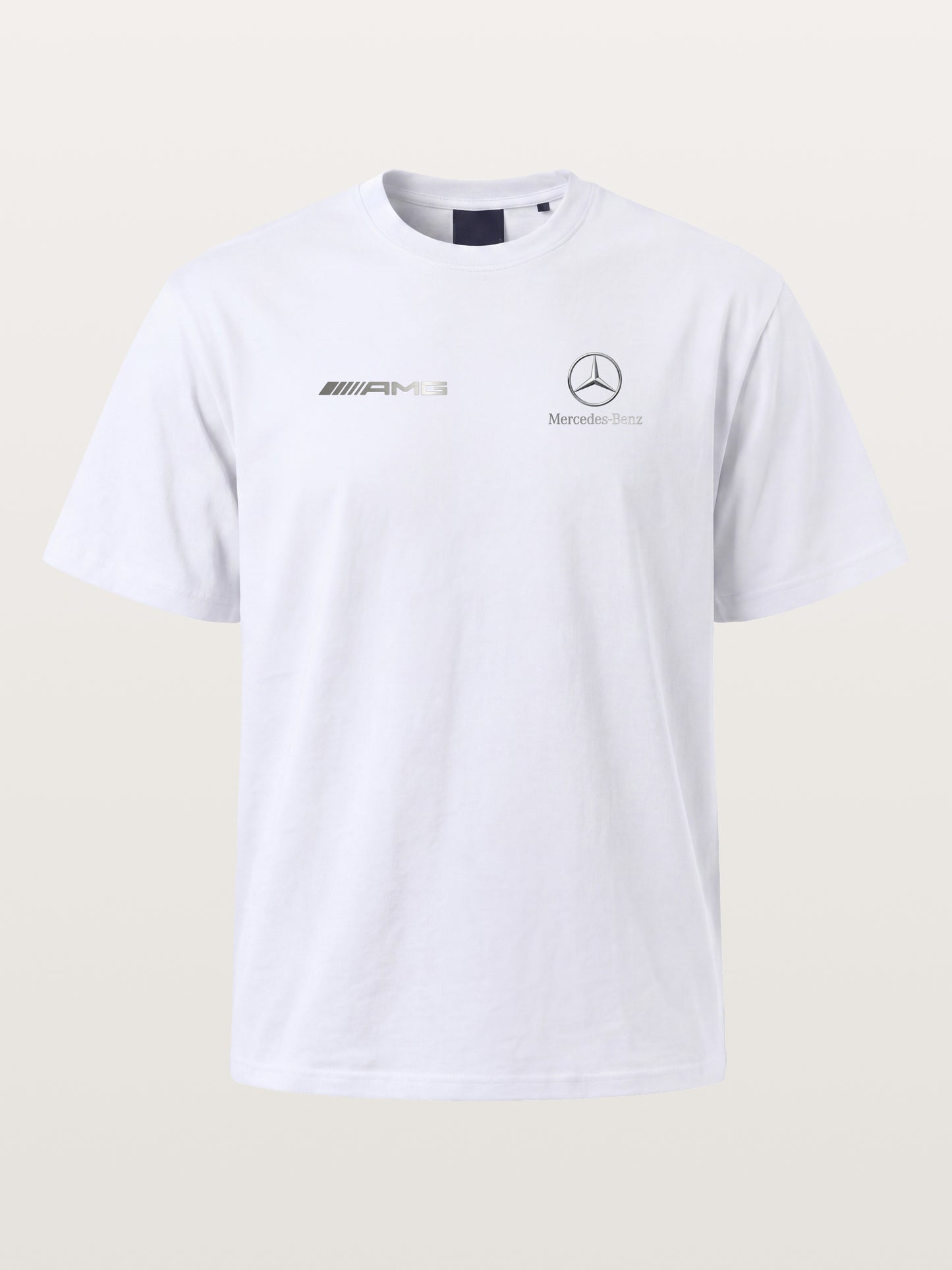 AMG Three Bar With Mercedes Star Cotton T-shirt