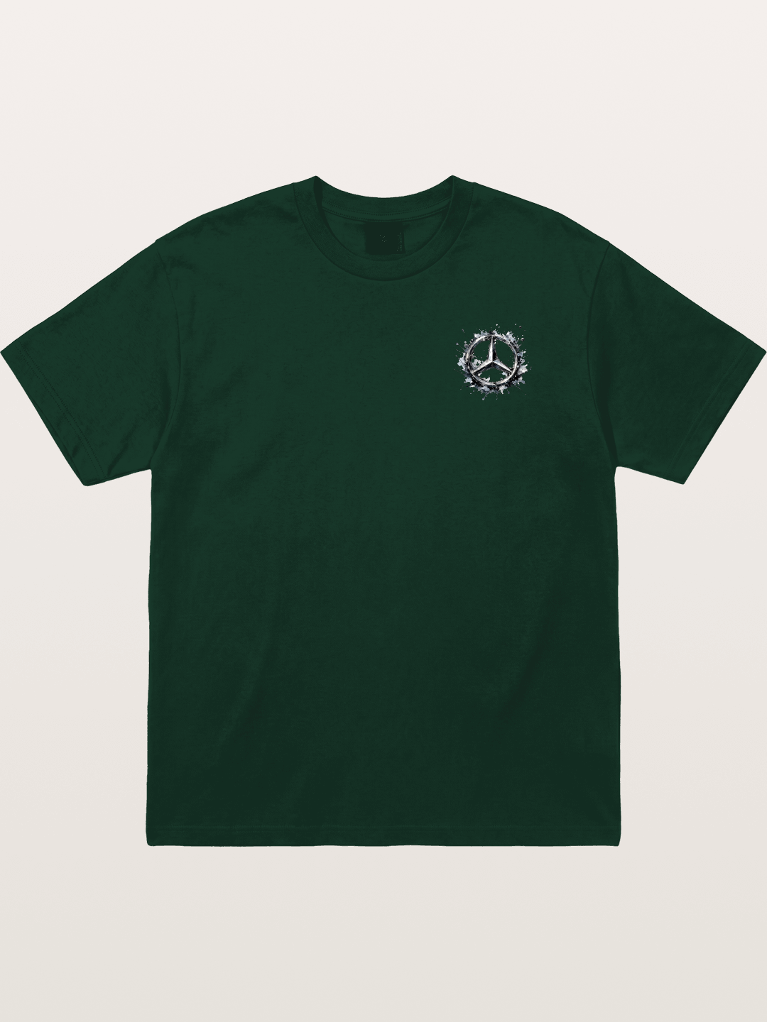 Mercedes Ink Wash Logo Art Gildan T-shirt
