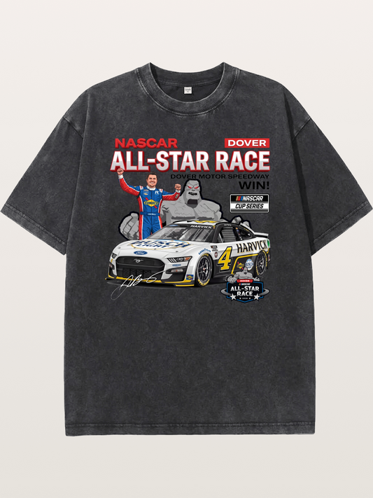 Kevin Harvick #4 Dover All-Star Win Washed T-shirt