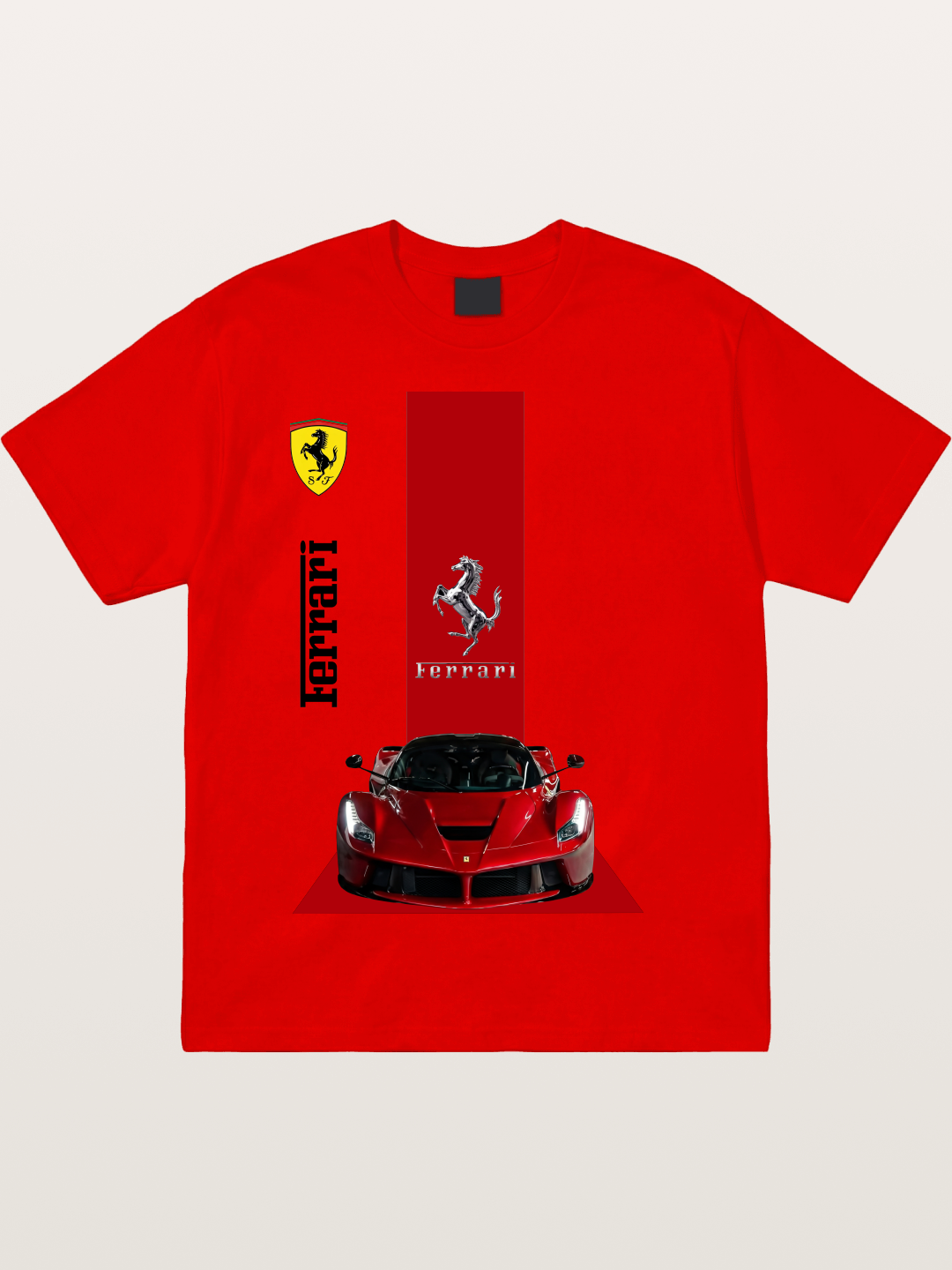 Prancing Speed Cotton T-shirt