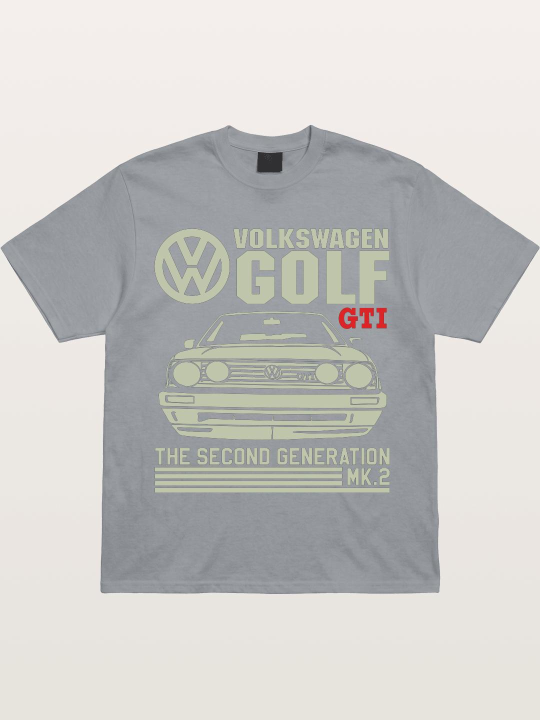 Volkswagen Golf MK2 Outline Gildan T-shirt