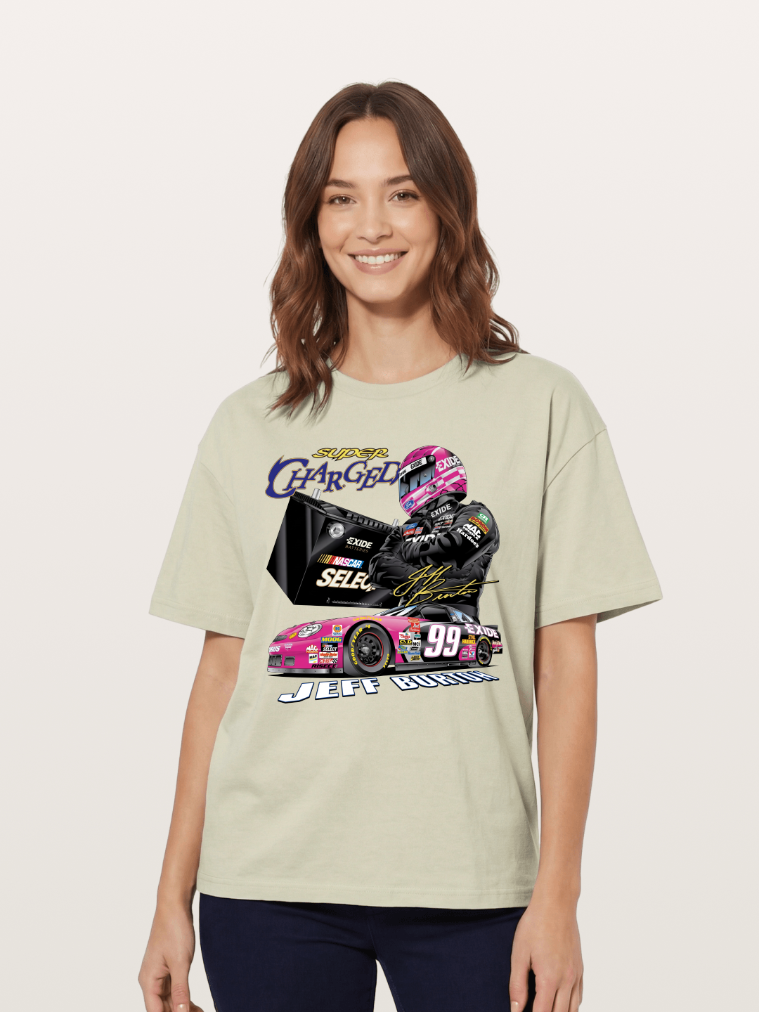 Jeff Burton 99 NASCAR Legend Cotton T-shirt