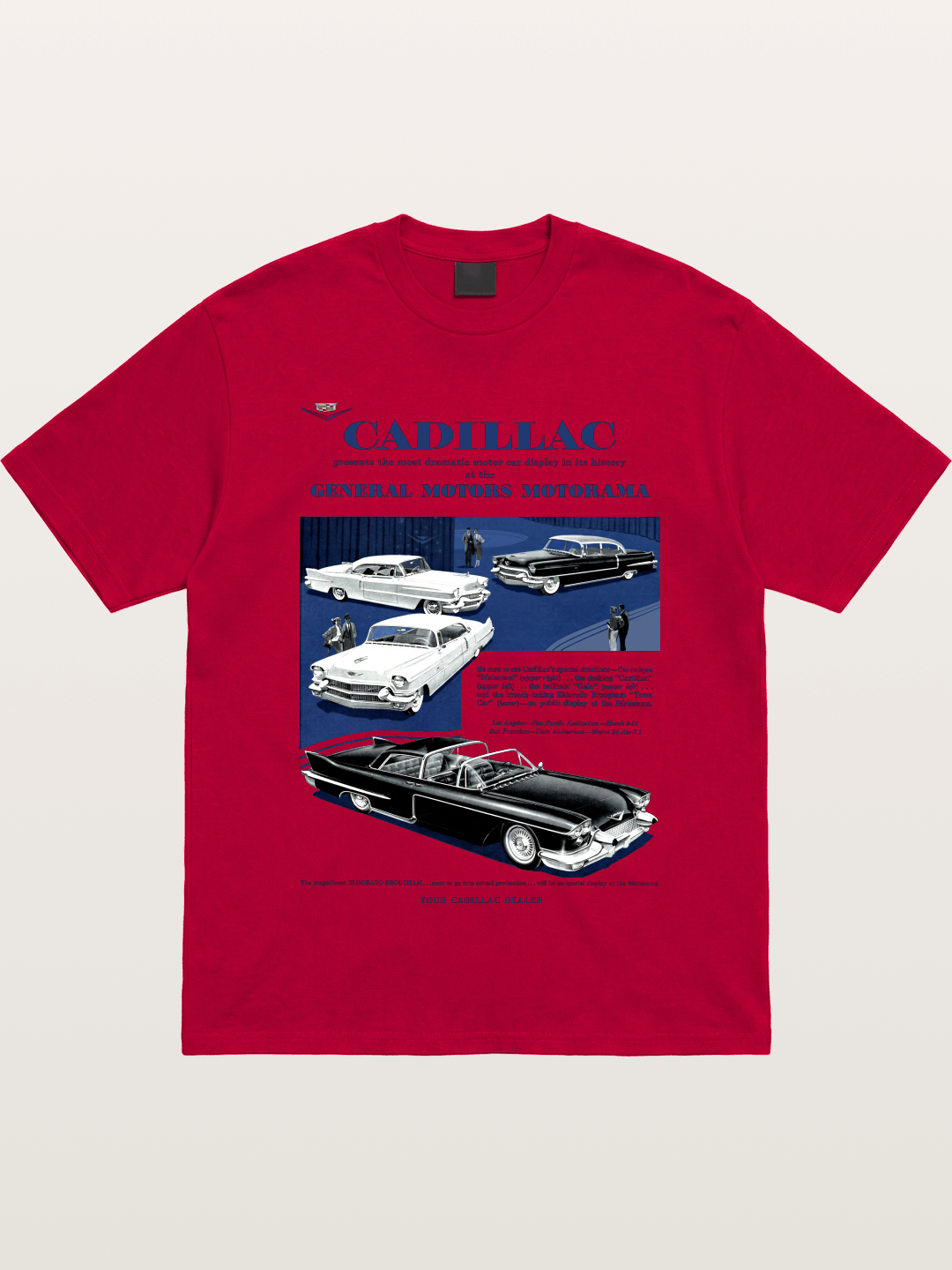 Cadillac Classic Car History Art Gildan T-shirt
