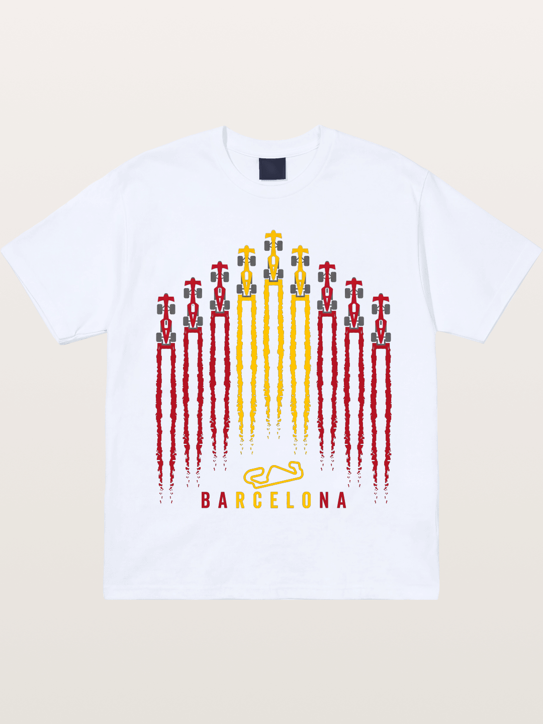 Barcelona GP Racing Column Streaks Gildan T-shirt