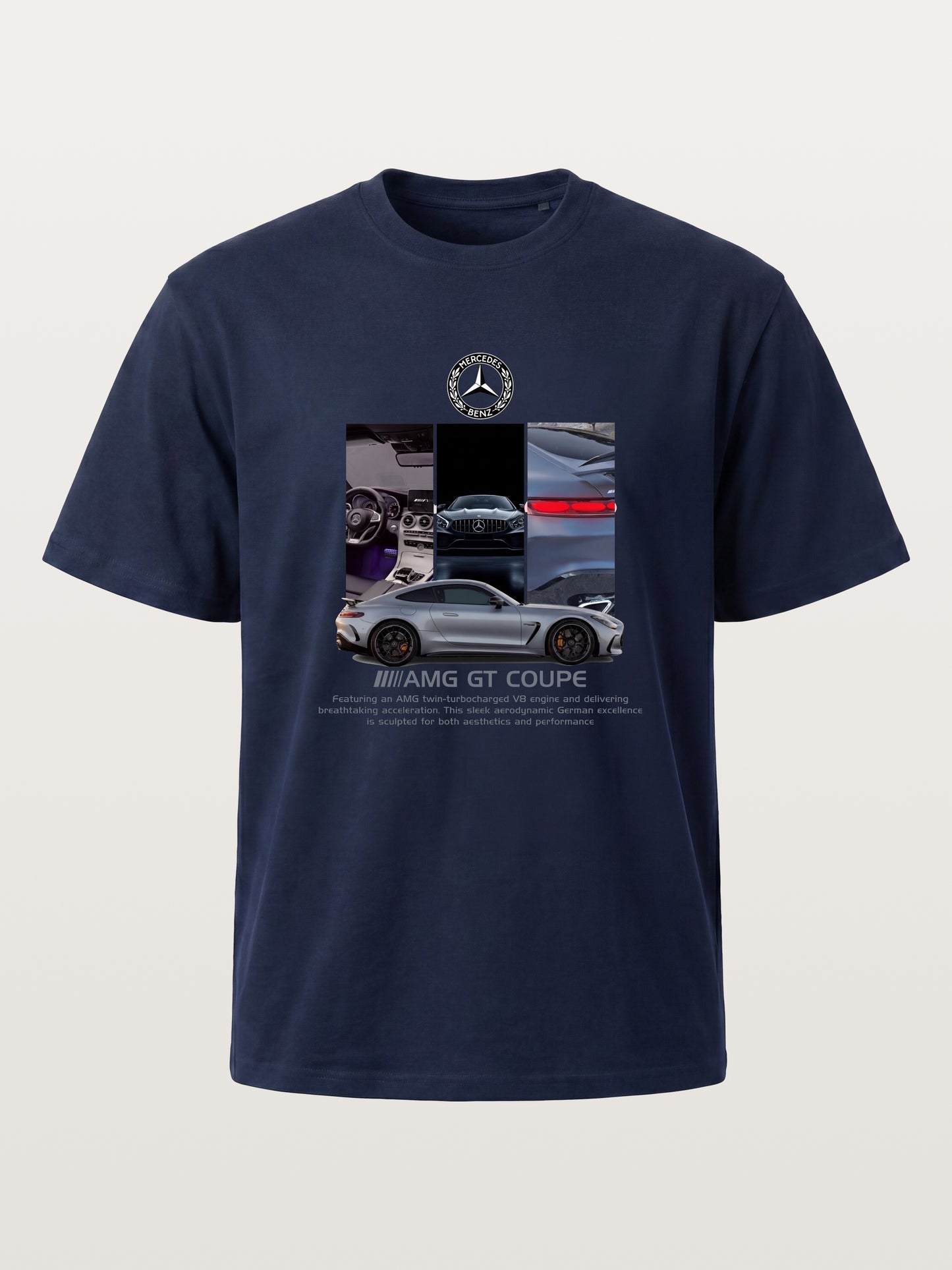 AMG GT Coupe Cabin And Exterior Mix Cotton T-shirt