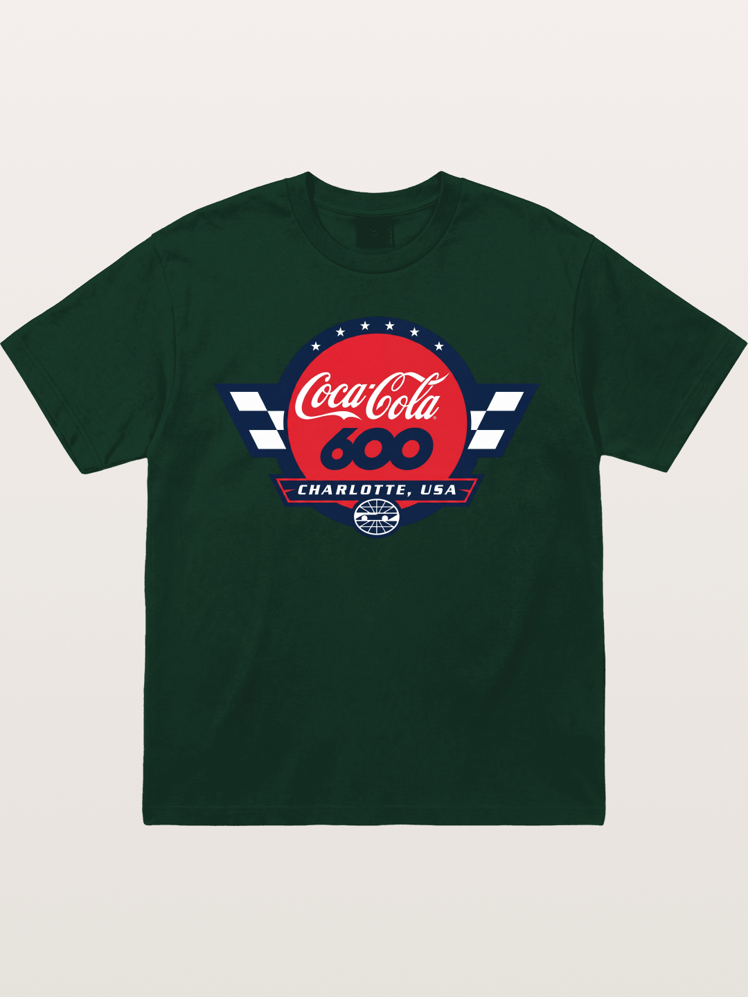Coca-Cola 600 Charlotte USA Race Emblem Gildan T-shirt