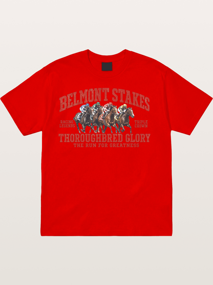 Belmont Stakes Racing Legends Cotton T-shirt