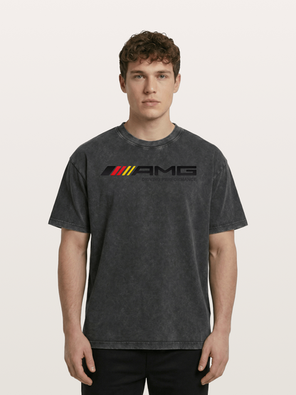 AMG Logo Washed T-shirt