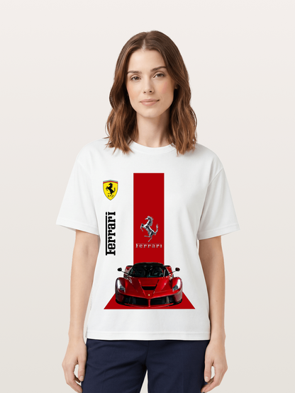 Prancing Speed Cotton T-shirt