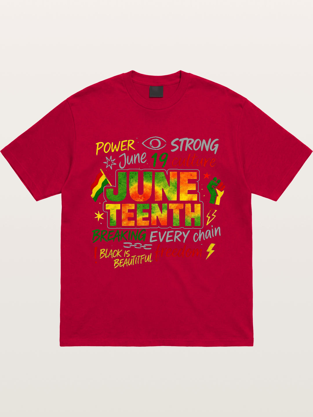 Juneteenth Breaking Every Chain Gildan T-shirt