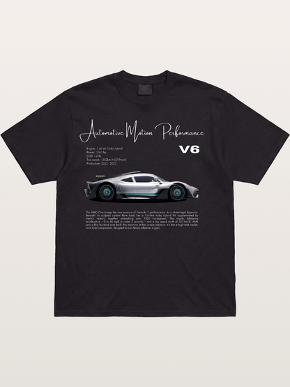 V6 Hybrid Power Cotton T-shirt