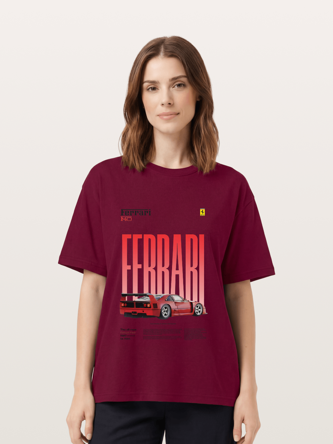 Gradient Red Gildan T-shirt