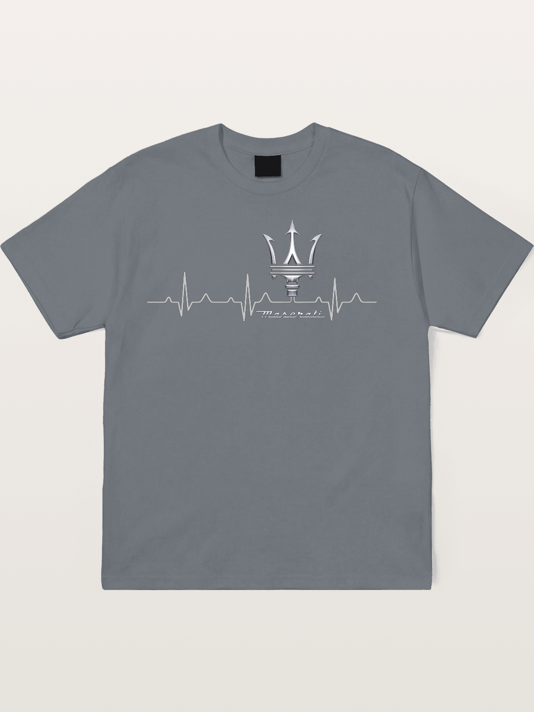 Maserati Heartbeat Emblem Cotton T-shirt
