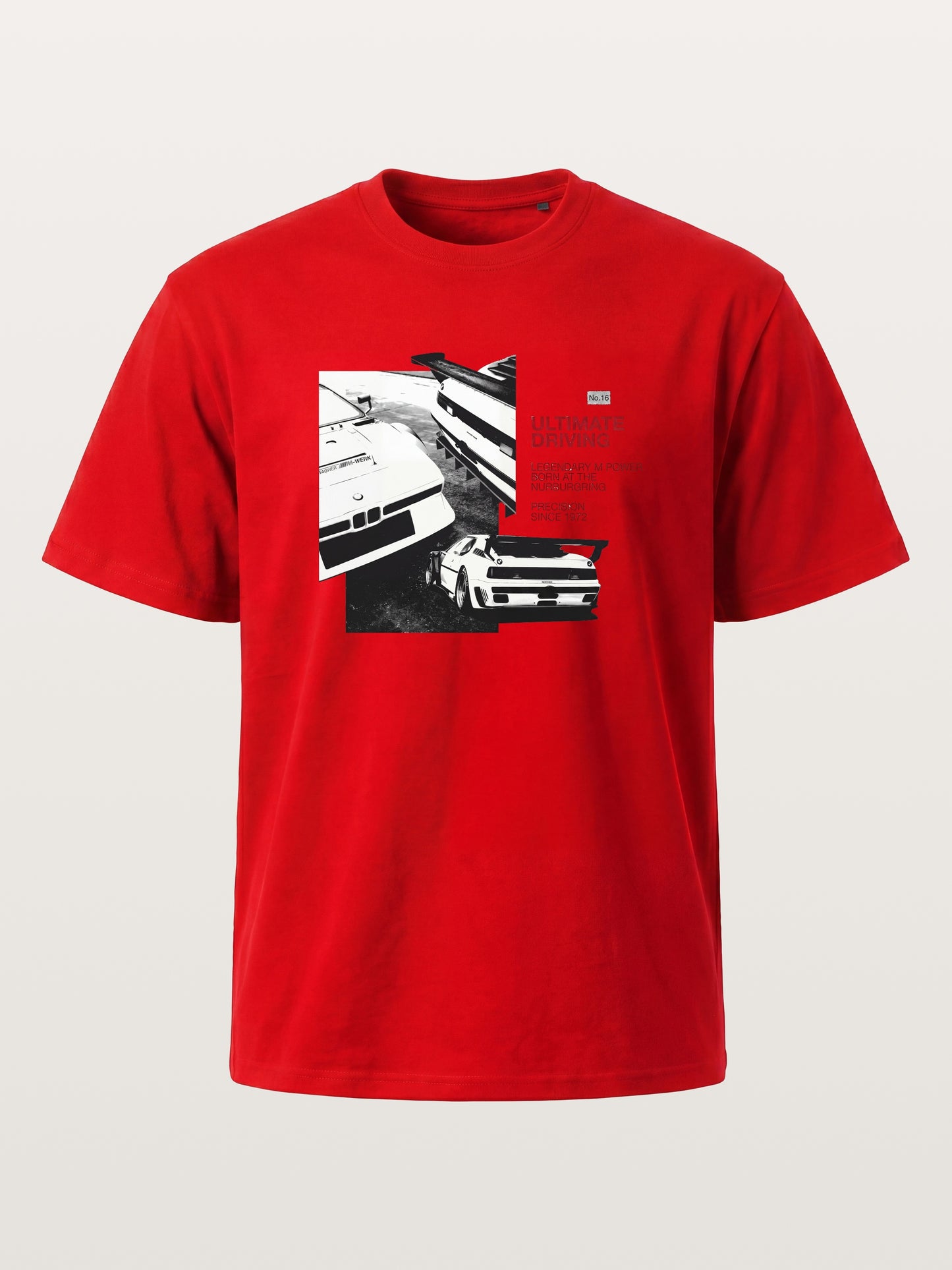 Vintage BMW M3 Black White Card Cotton T-shirt