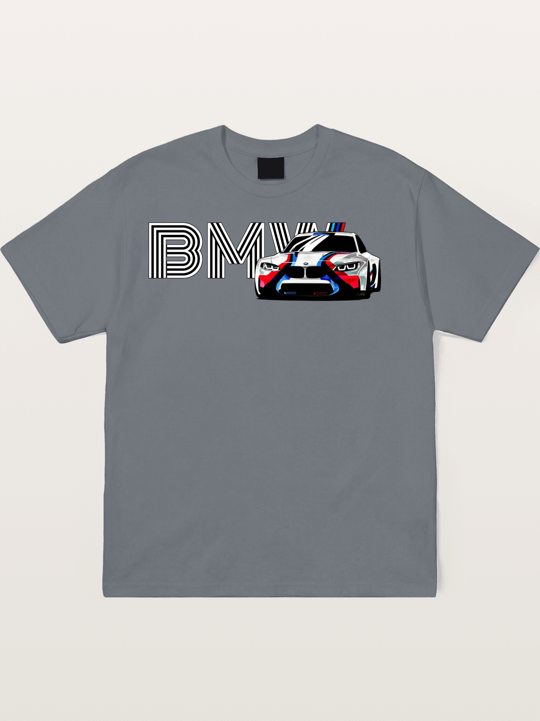 BMW M Series Typography Print Cotton T-shirt