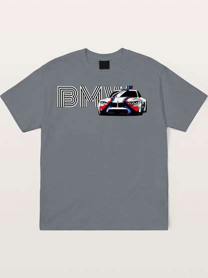 BMW M Series Typography Print Cotton T-shirt