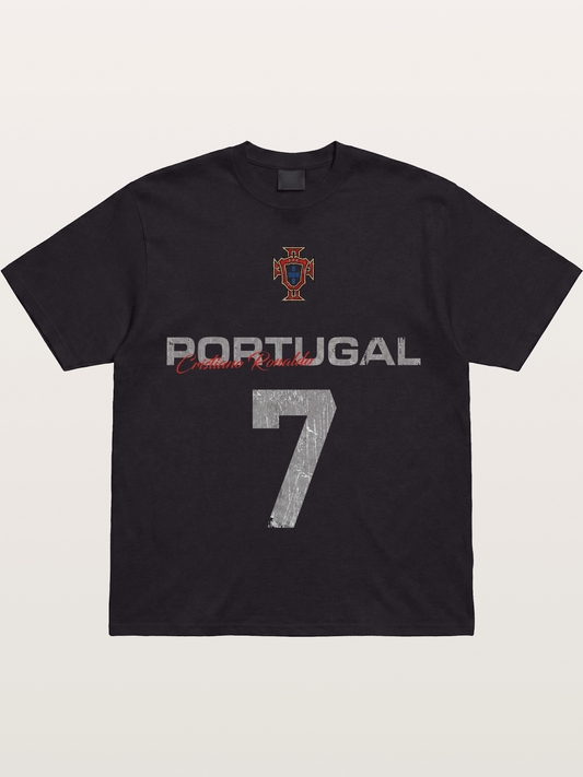 Portugal Ronaldo 7 Jersey Gildan T-shirt