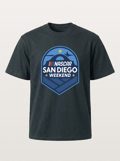 NASCAR San Diego Shield Emblem Gildan T-shirt