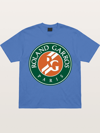 Roland Garros Paris Logo Print Gildan T-shirt