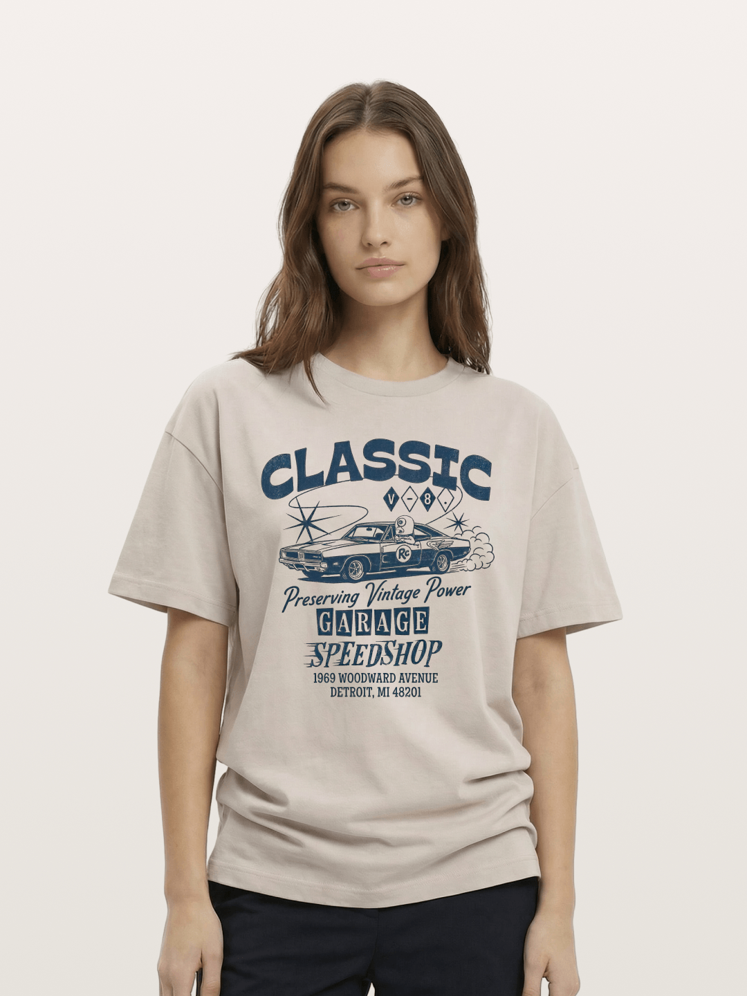 Vintage Speedshop Cotton T-shirt