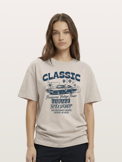 Vintage Speedshop Cotton T-shirt
