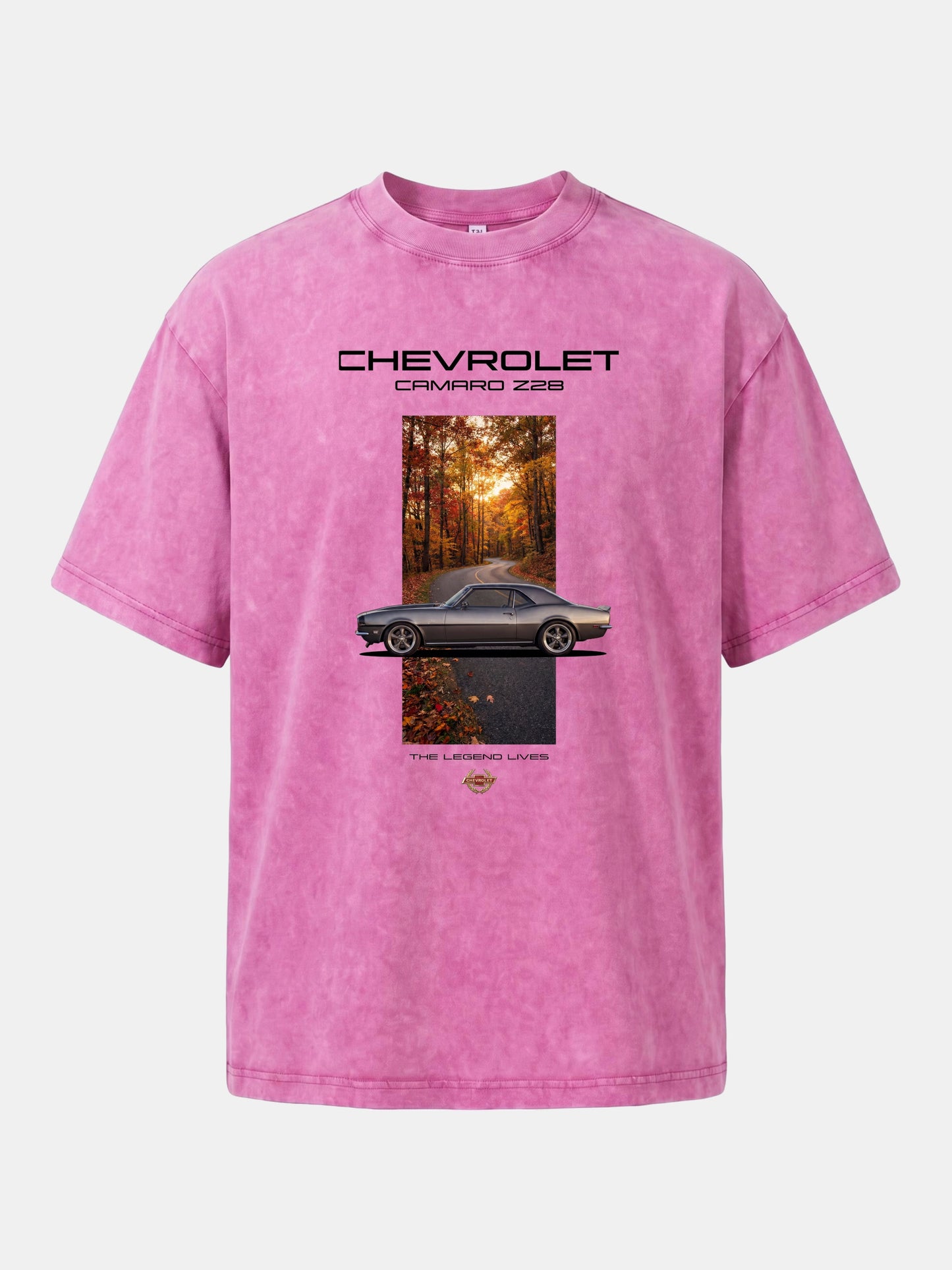 Camaro Z28 Desert Sunset Art Washed T-shirt
