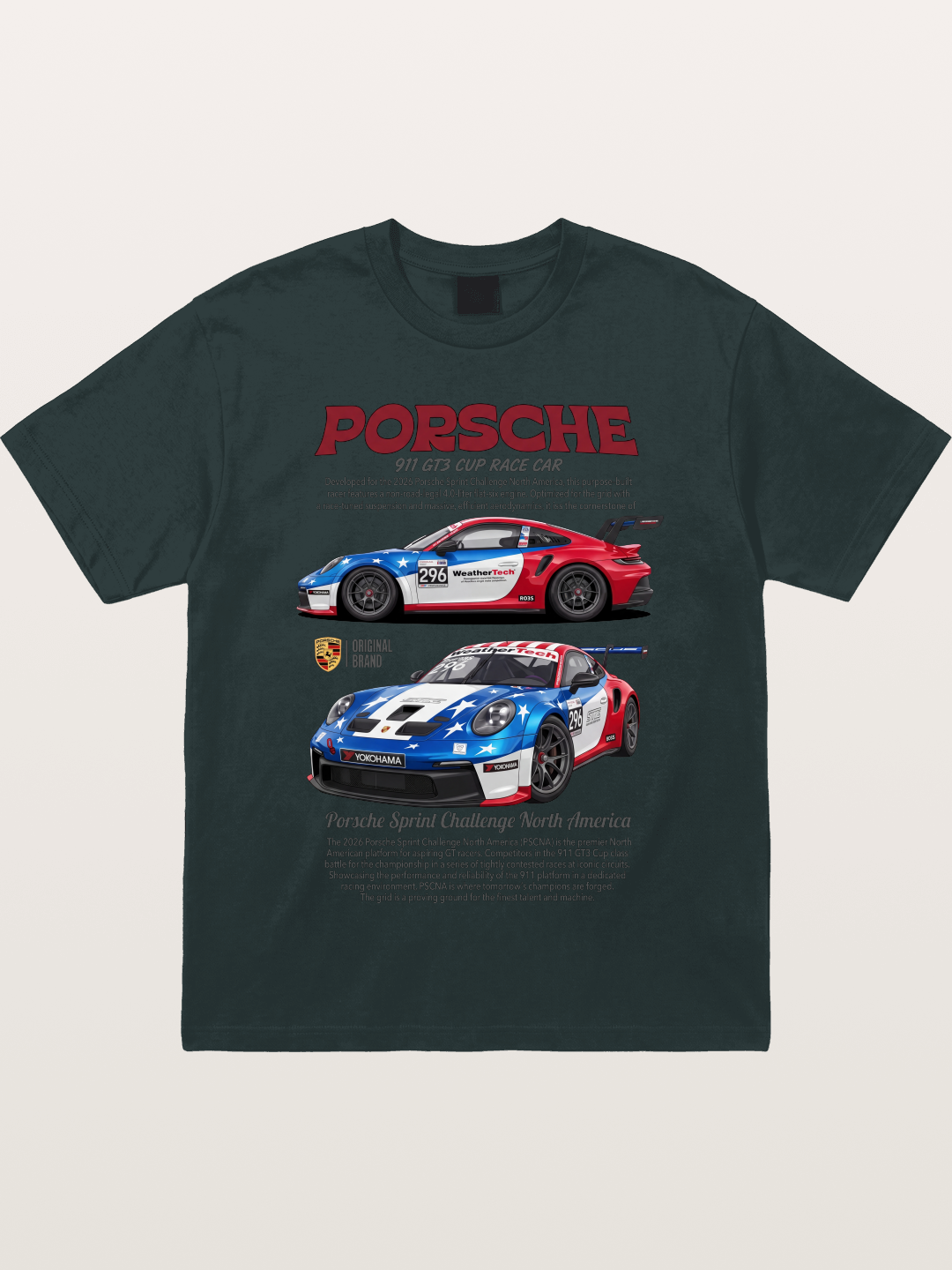 Porsche 911 GT3 Cup Sprint Challenge Gildan T-shirt