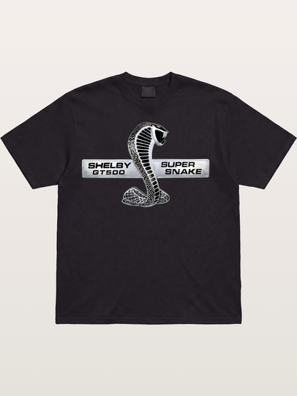 Shelby GT500 Super Snake Emblem Cotton T-shirt