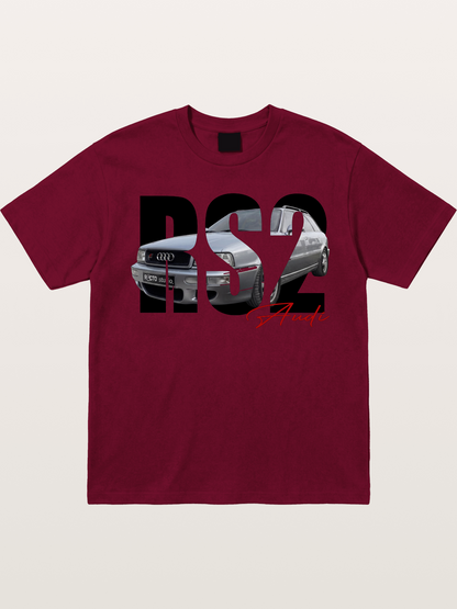 Audi RS2 Car Silhouette Gildan T-shirt